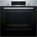 Bosch Einbau-Herd-Set HBA514BS3 60 cm mit Display und Edelstahl Silber