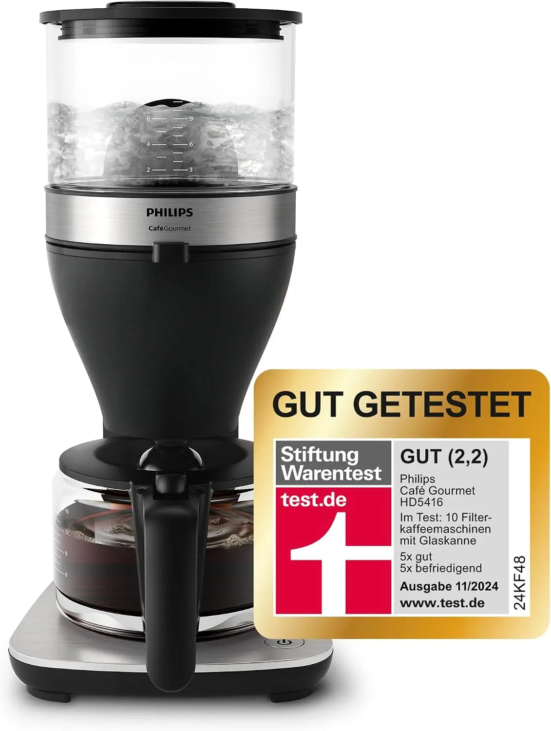 Philips Kaffeemaschine 1,25 L Schwarz