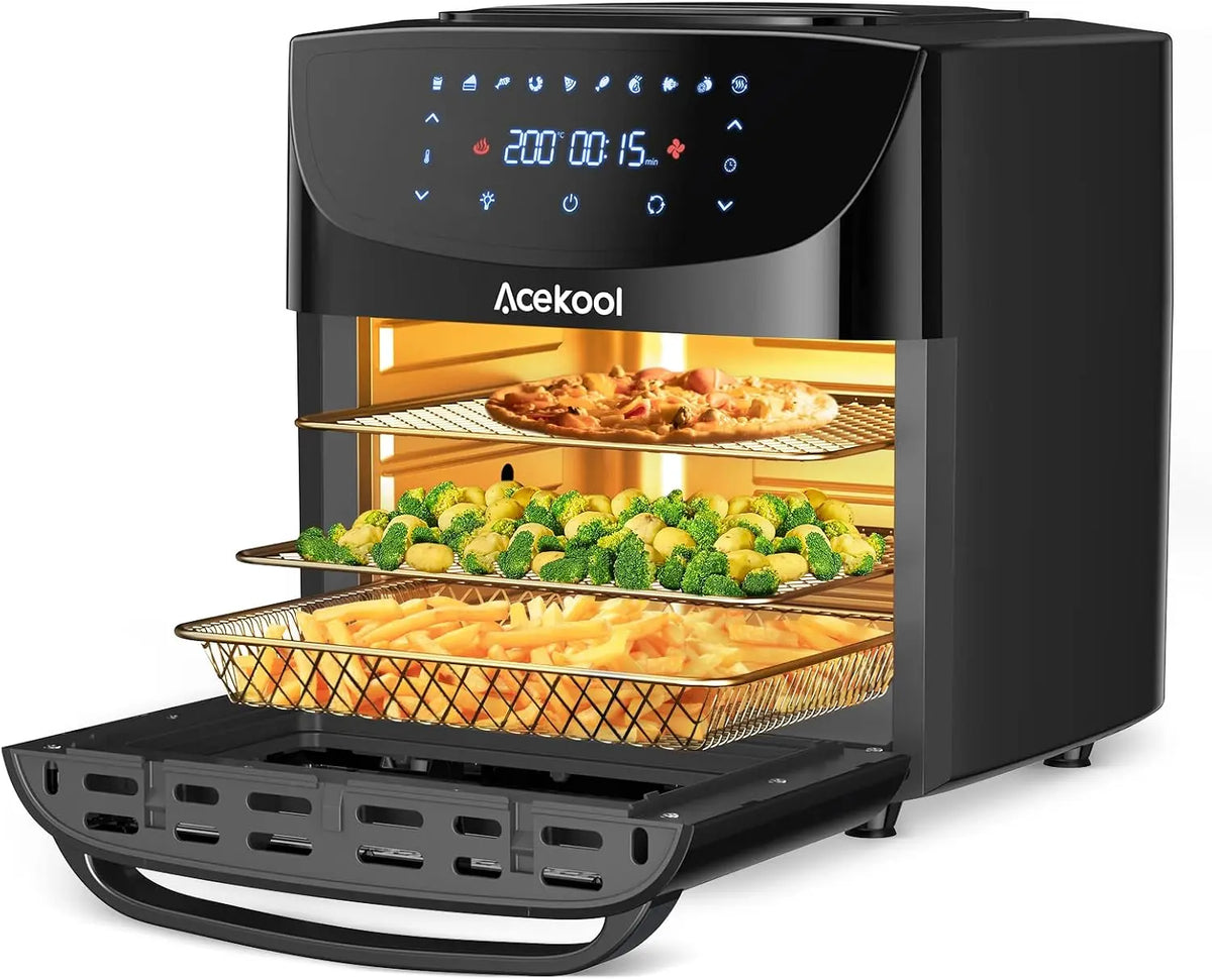 Heißluftfritteuse 1800W 18L für Haushalt und Alltag