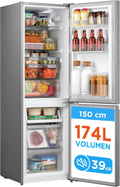 COMFEE Möbel 174L 39dB 150cm für Haushalt und Alltag