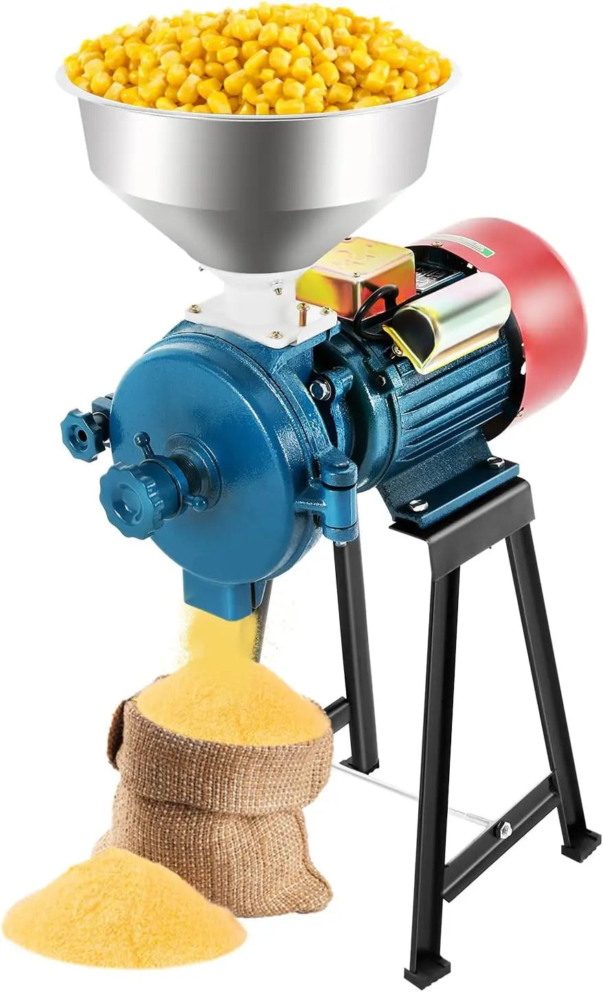 Getreidemühle 2200 W mit Edelstahl Silber