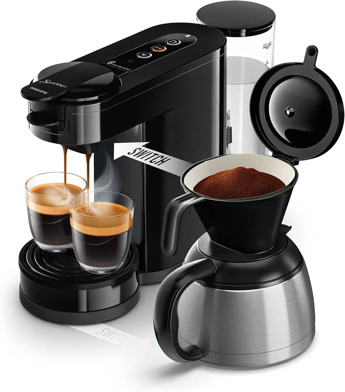 Philips Kaffeemaschine Schwarz