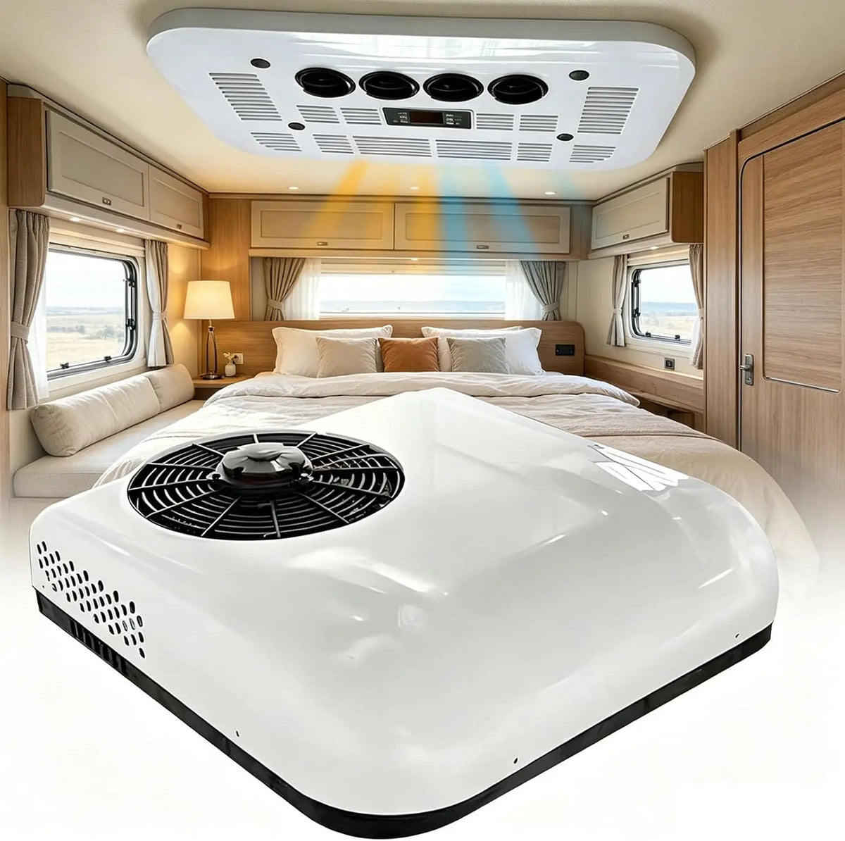 Klimaanlage 12 V 2200W 20dB mit Fernbedienung