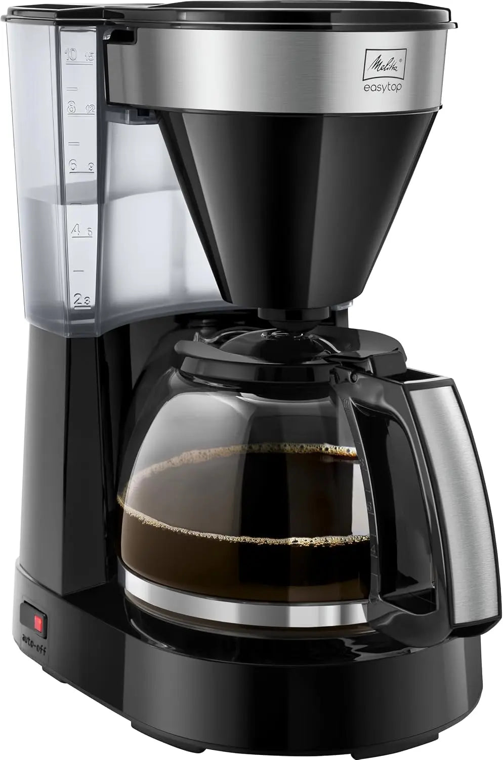 Kaffeemaschine mit Edelstahl Schwarz