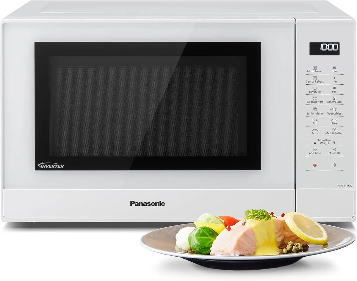 Mikrowelle ST45KWEPG 1000 W 32 Liter mit Display und Edelstahl Weiß