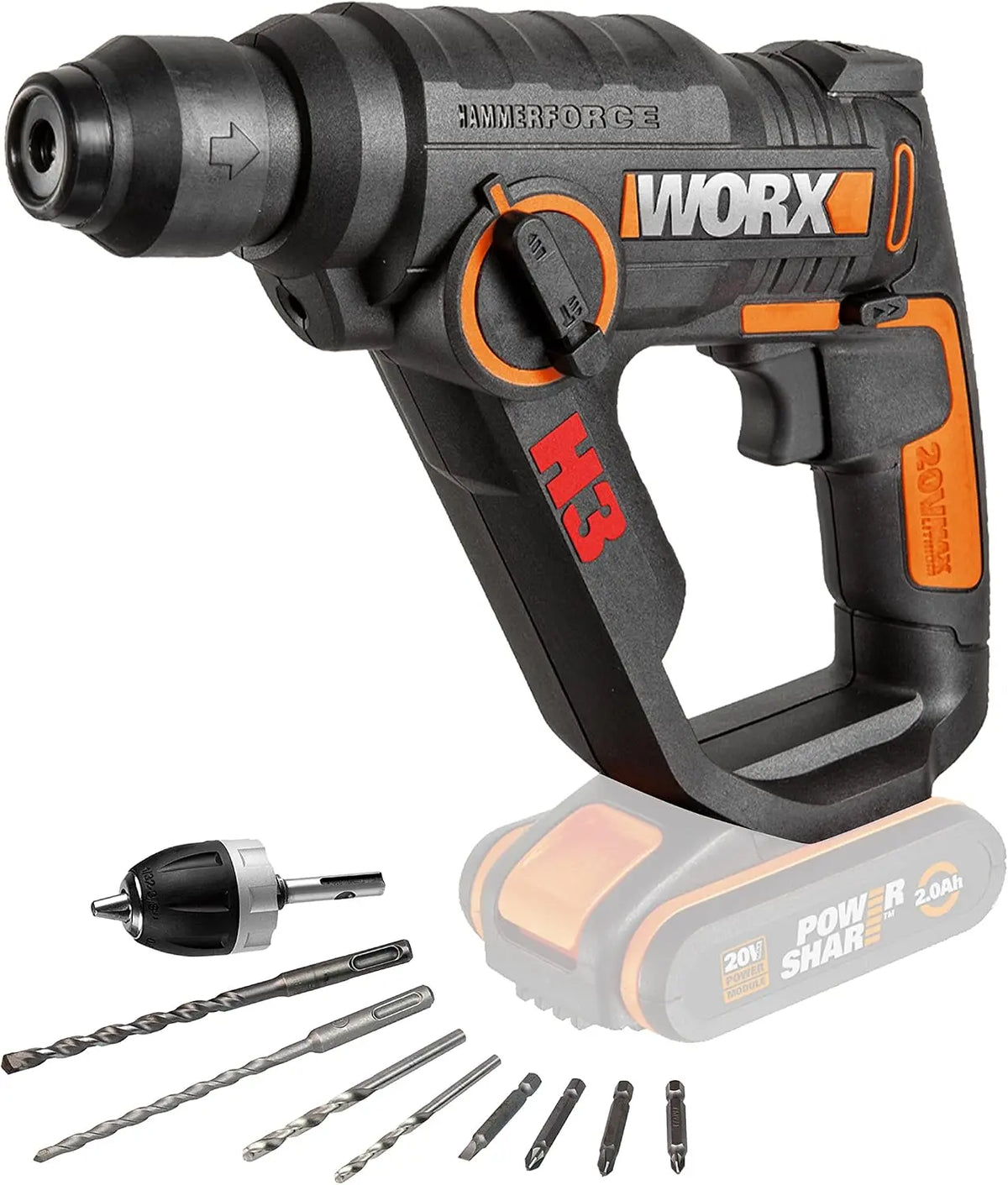 Bohrmaschine WX390 20 V für Haushalt und Alltag