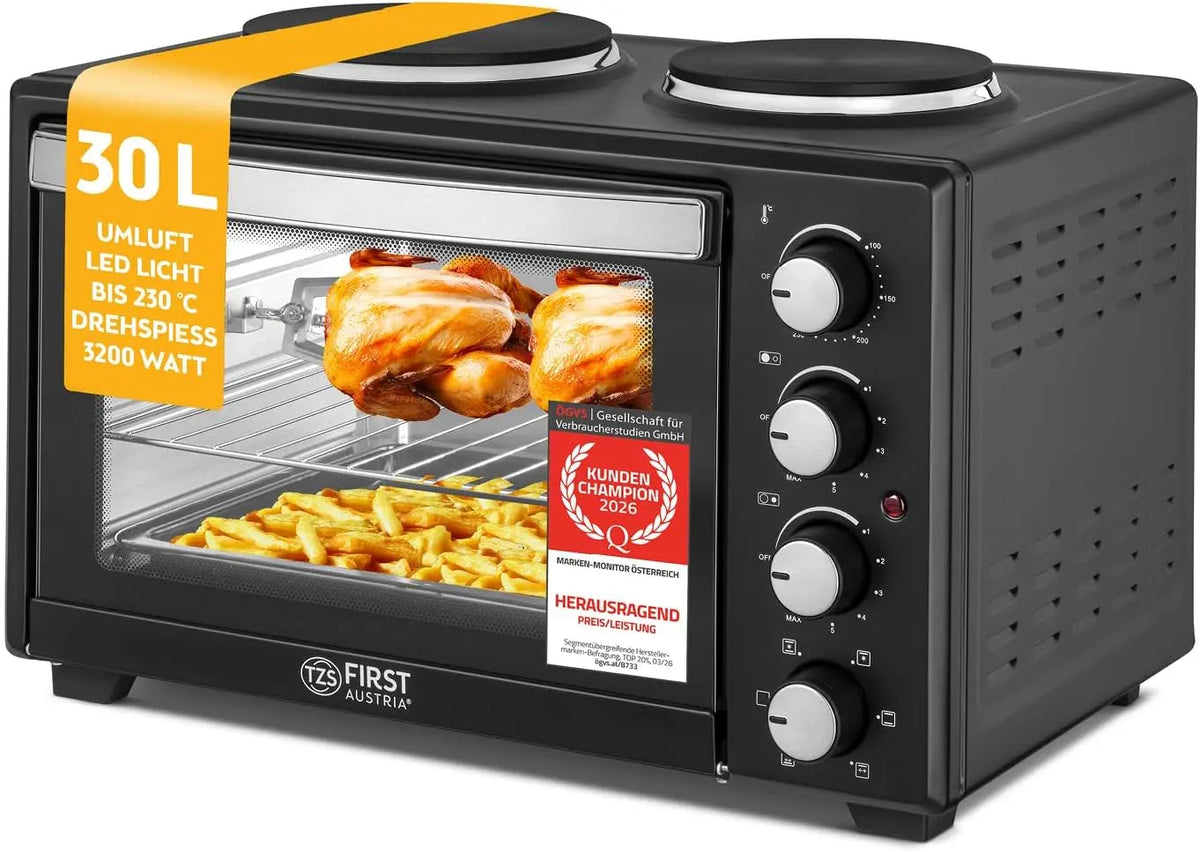 Einbau-Herd-Set 3200 W 30L für Haushalt und Alltag