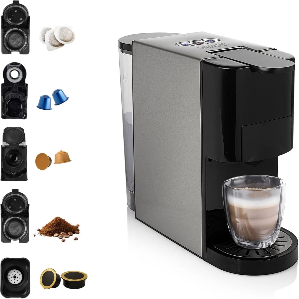 Princess Kaffeemaschine 1450 W 8 L Schwarz