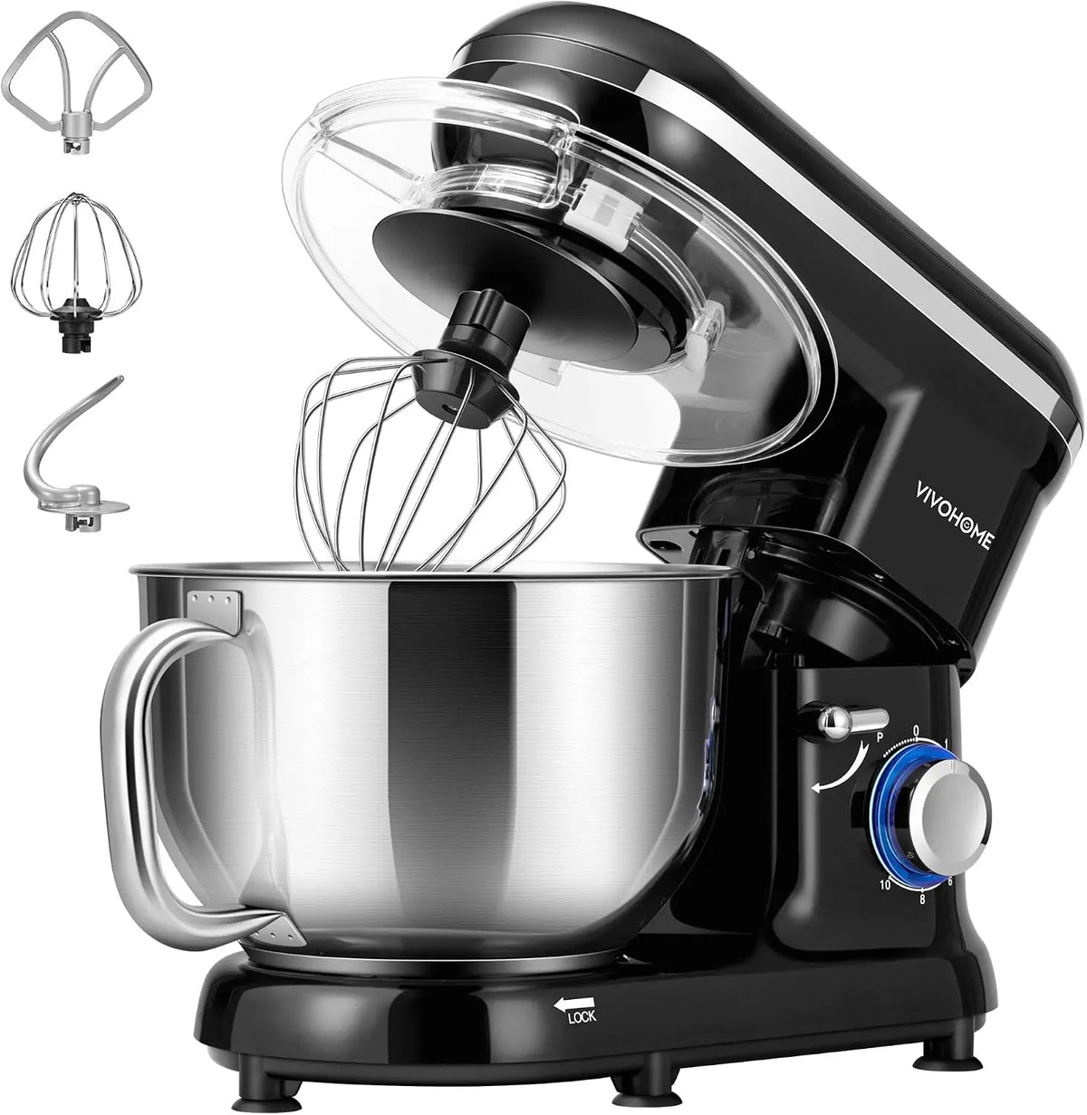 Küchenmaschine 1500W 5,7L für Haushalt und Alltag