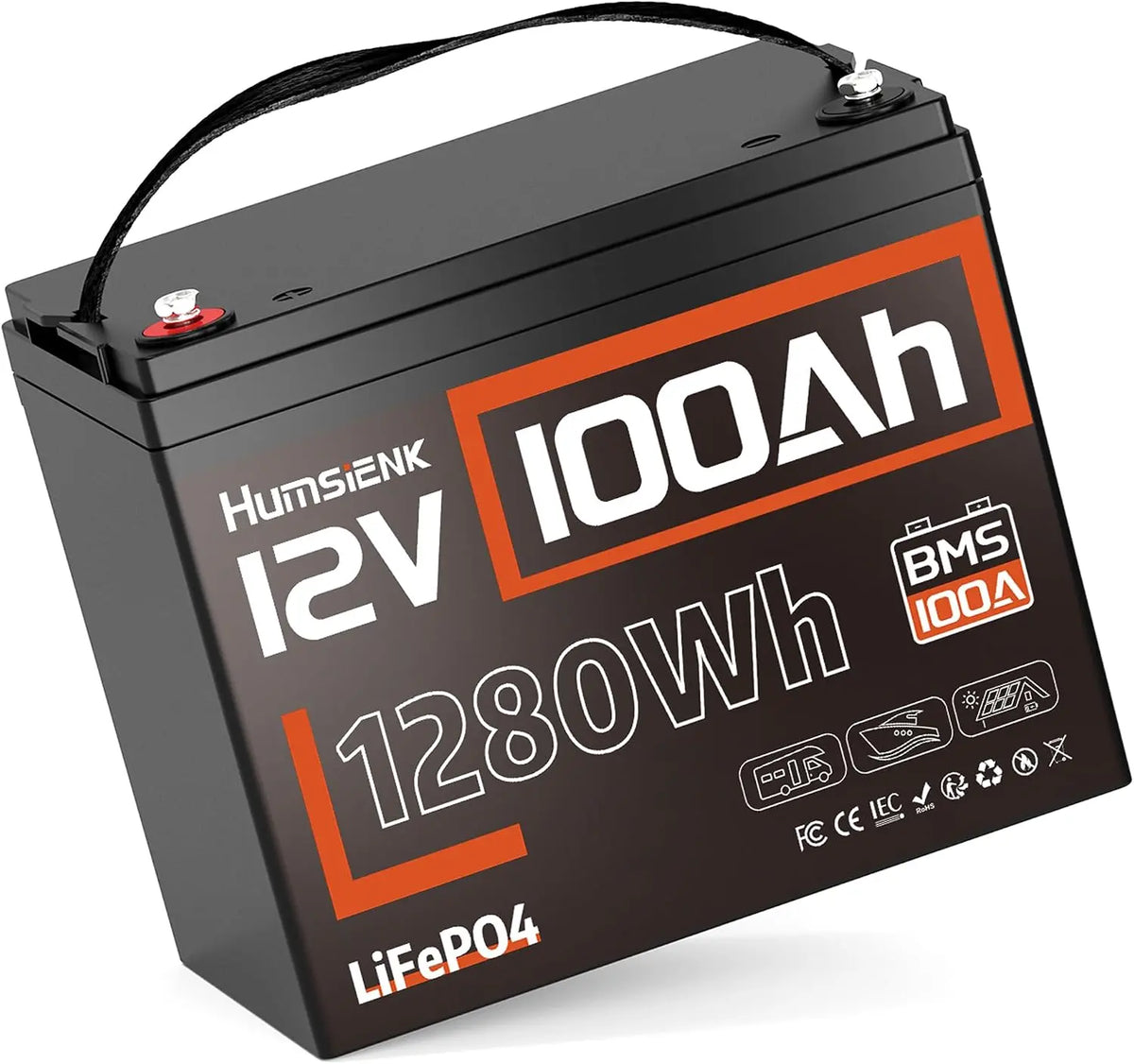 Fahrzeugzubehör 12 V 100Ah mit Solarfunktion