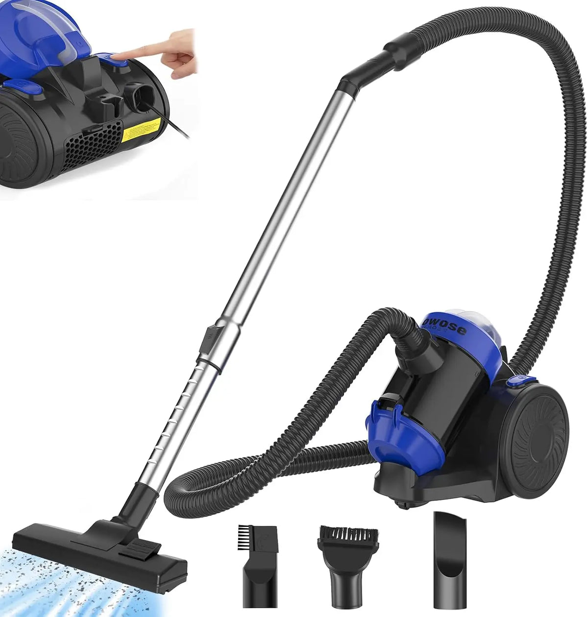Staubsauger 1200W 1,5L 10m für Haushalt und Alltag