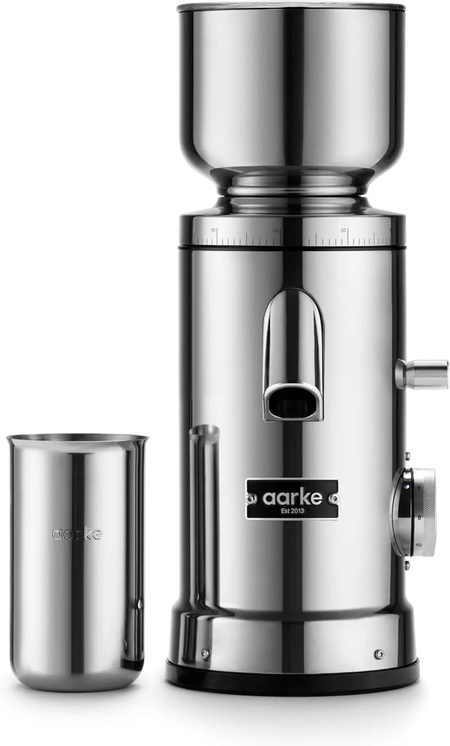 Kaffeemaschine mit Edelstahl Silber