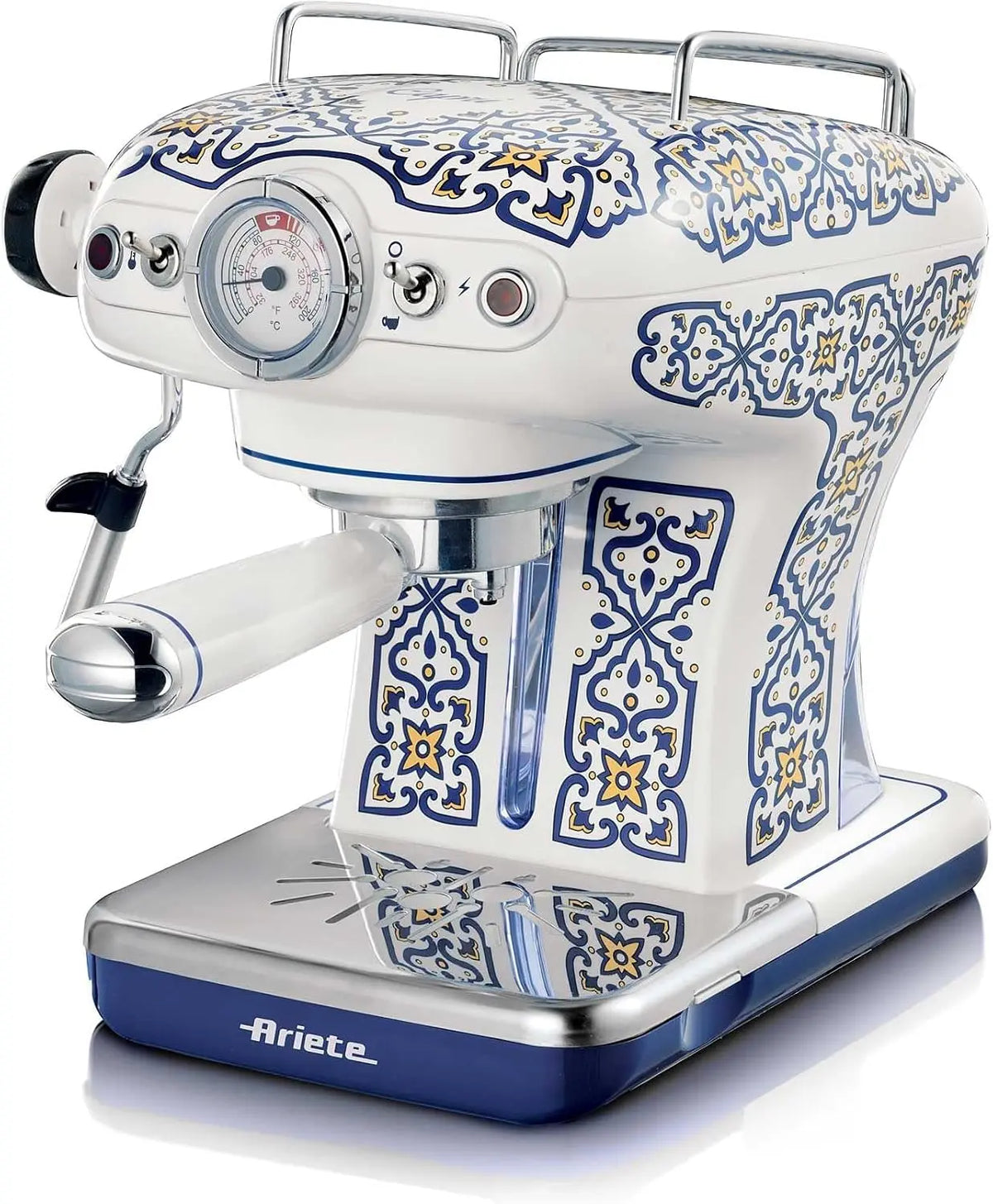 Kaffeemaschine 850W mit Edelstahl Silber