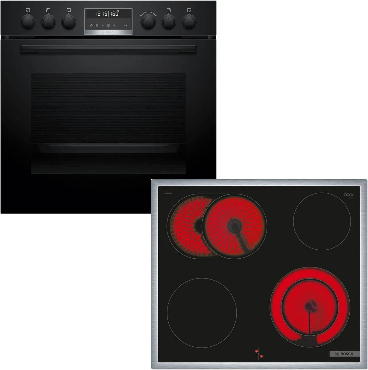 Bosch Einbau-Herd-Set HND671LS67 60 cm