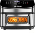 Heißluftfritteuse 2600W 12L mit zwei Garzonen