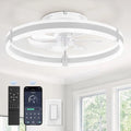 Ventilator 50cm mit Fernbedienung und Timer Weiß
