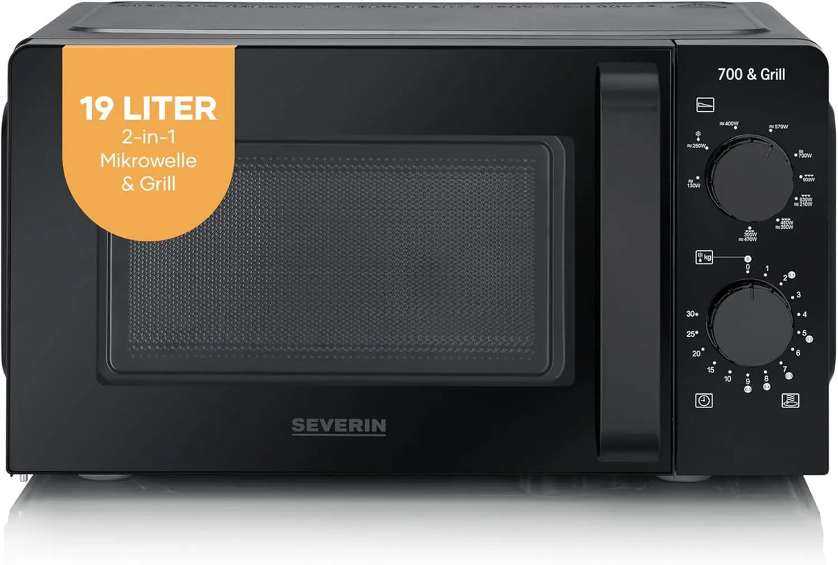 Severin Mikrowelle 700 W 19 L Schwarz