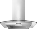 COMFEE Ventilator GLAV17SS 60 cm mit Edelstahl Silber