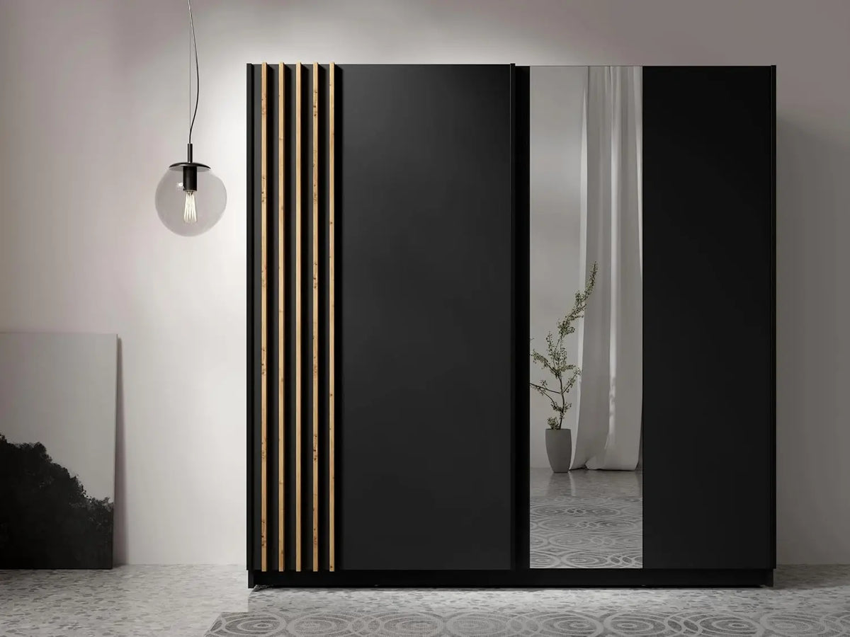 Möbel 202 cm Schwarz für Haushalt und Alltag