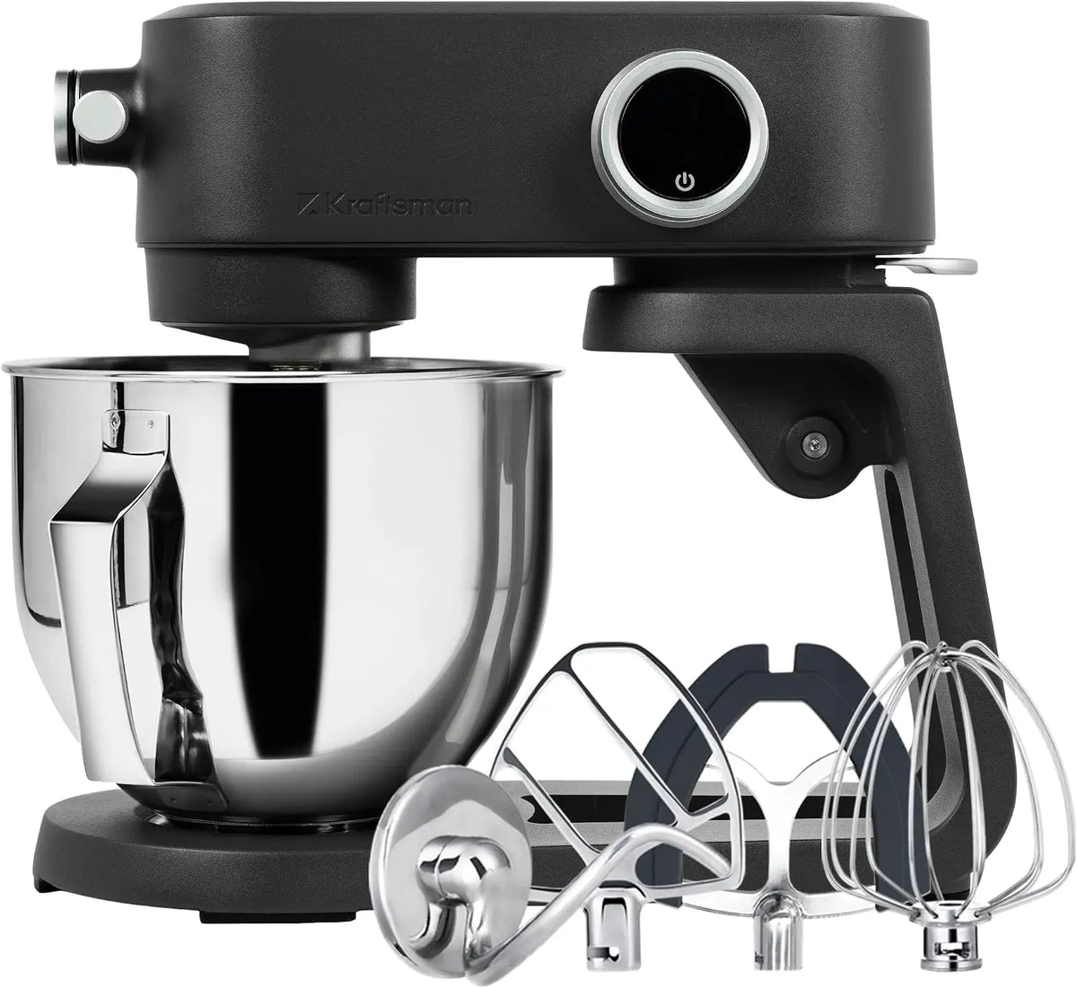 Küchenmaschine 5L mit Edelstahl Silber