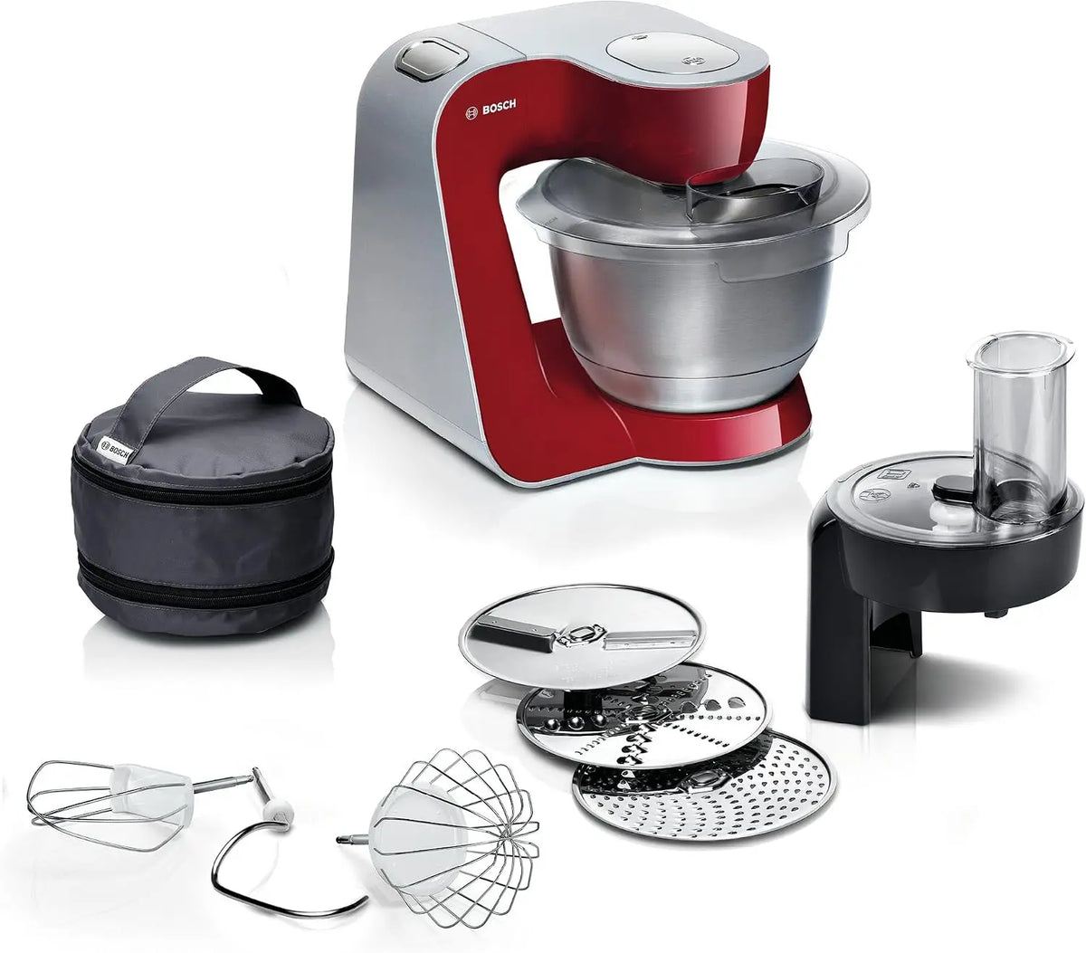 Bosch Küchenmaschine MUM58710 1000 W mit Edelstahl Silber