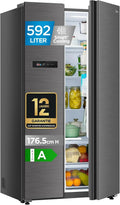 Midea Kühlschrank 592 L 35 dB für Haushalt und Alltag