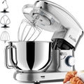 Küchenmaschine 1500W 6,2 L mit Edelstahl Silber