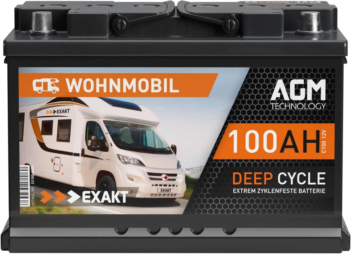 Fahrzeugzubehör 12 V 100Ah mit Solarfunktion
