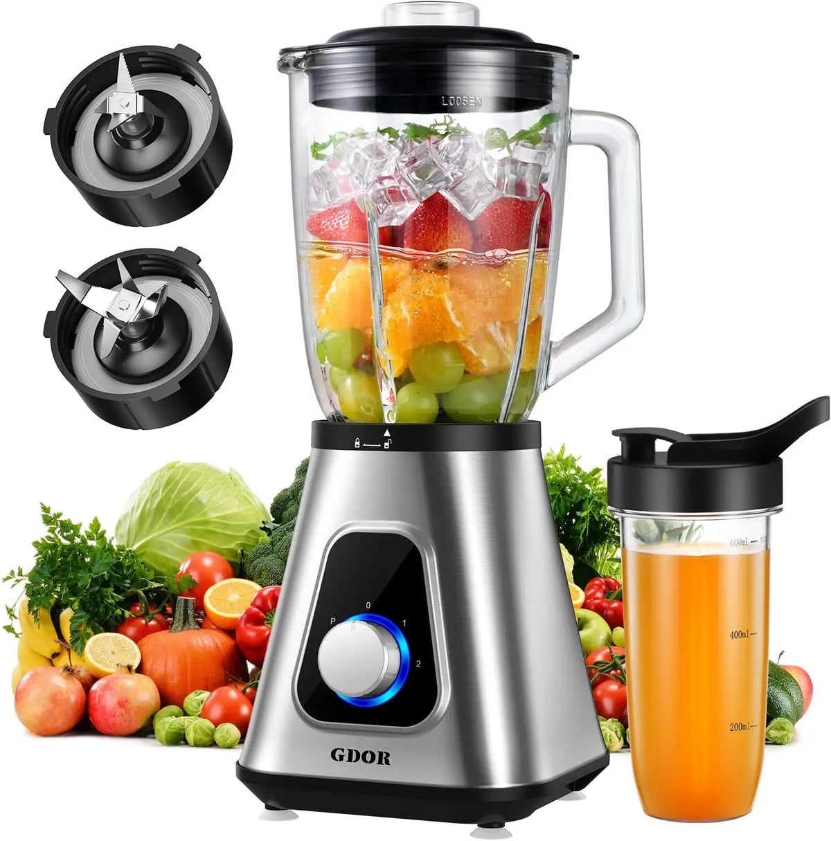 Mixer 1100W 1,5L für Haushalt und Alltag