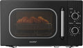 COMFEE Mikrowelle MG202NC 700 W 20 Liter mit Timer Schwarz