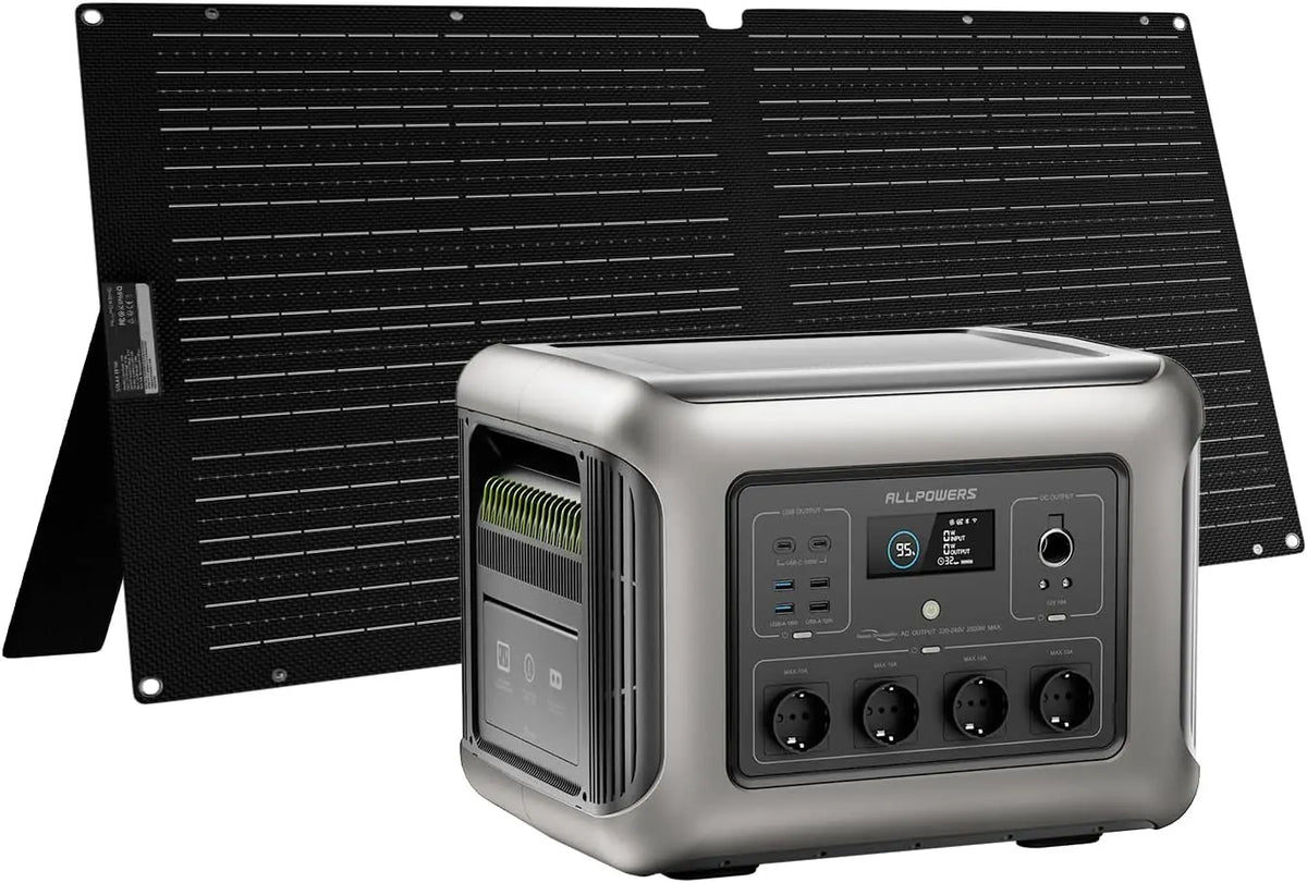 Inverter-Stromerzeuger R2500 100W mit Solarfunktion