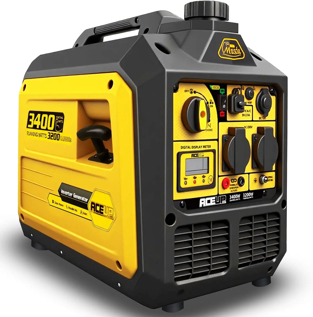 Inverter-Stromerzeuger 3400W mit Display