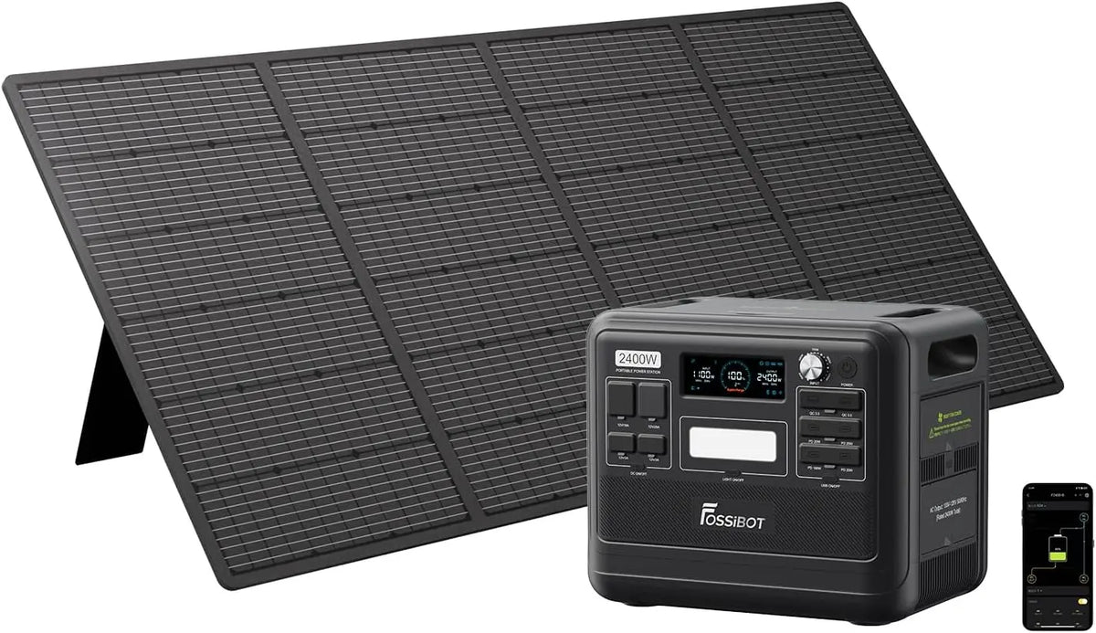 Inverter-Stromerzeuger F2400 230 V 400W mit Solarfunktion