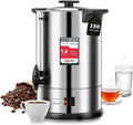 Kaffeemaschine 1500W 15L mit Edelstahl Silber