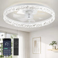 Ventilator 50,8 cm mit Fernbedienung und Timer Weiß