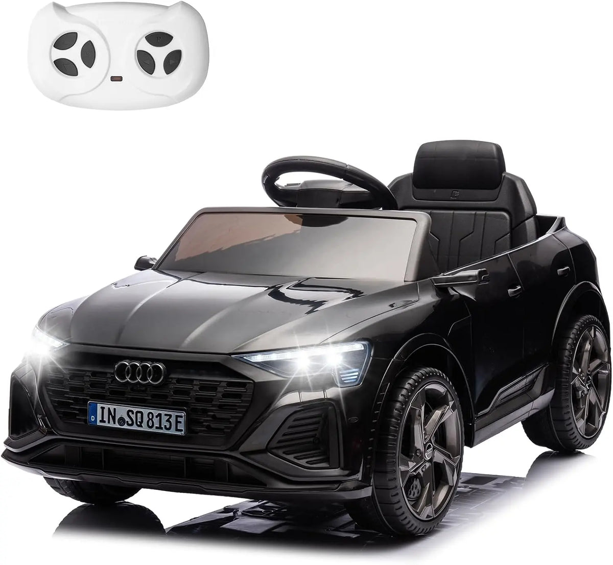 Fahrzeugzubehör 12 V mit Fernbedienung Schwarz