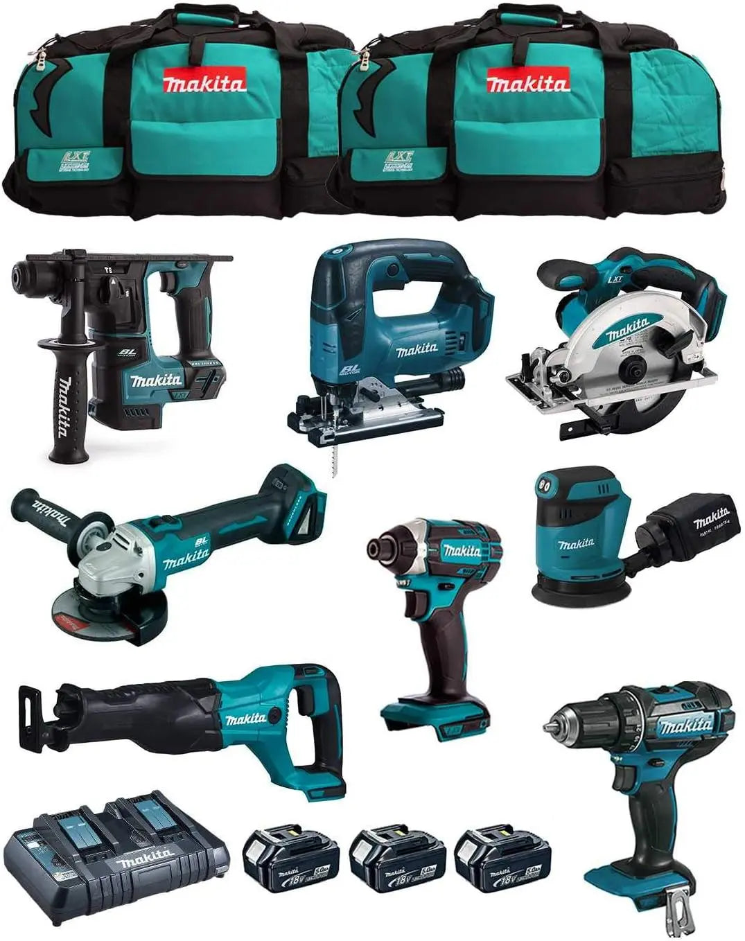 Makita Werkzeugset MK801 18 V 5,0 Ah