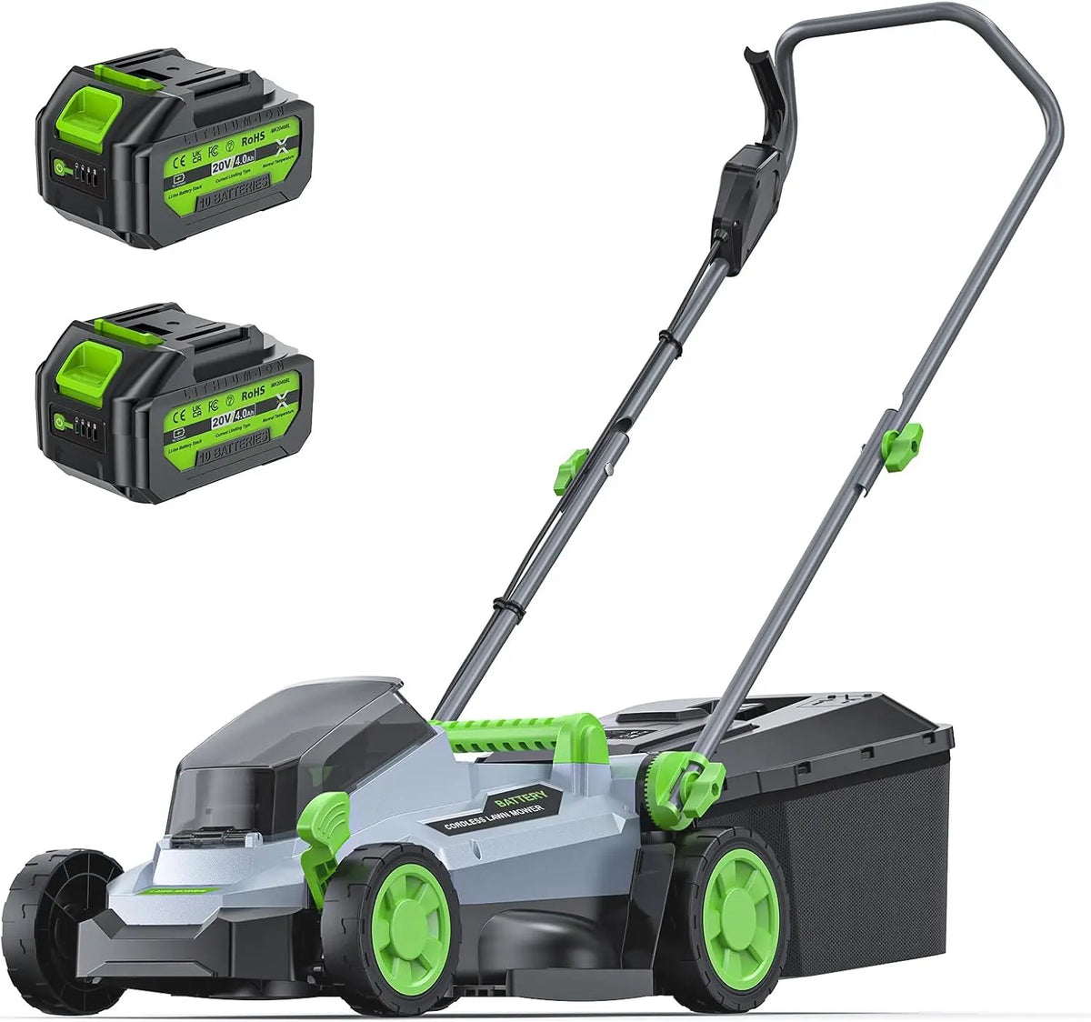 Rasenmäher 40 V 34 cm für Haushalt und Alltag