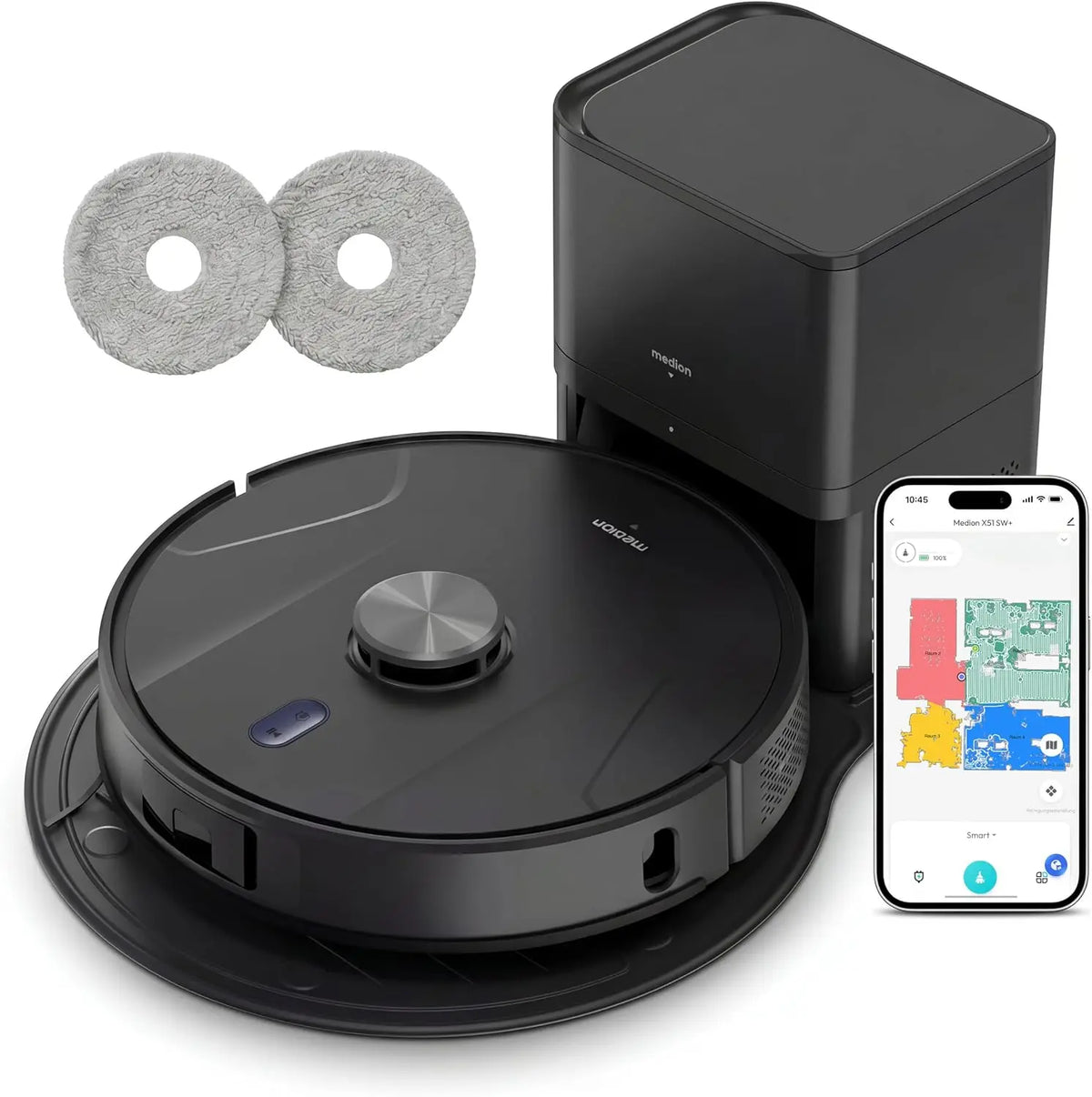 Medion Staubsauger X51 2in1 Grau