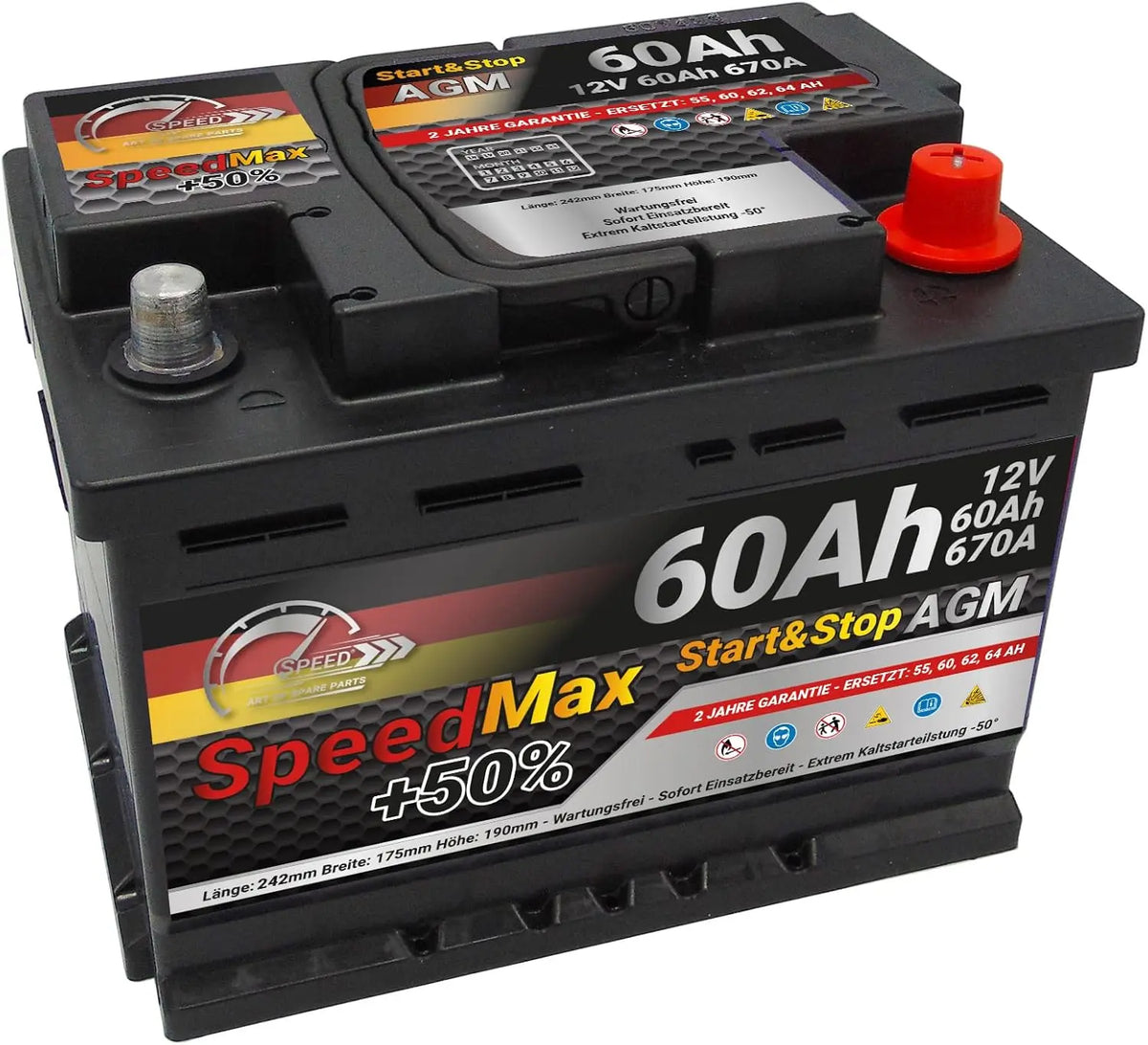 Fahrzeugzubehör 12 V 60Ah für Haushalt und Alltag
