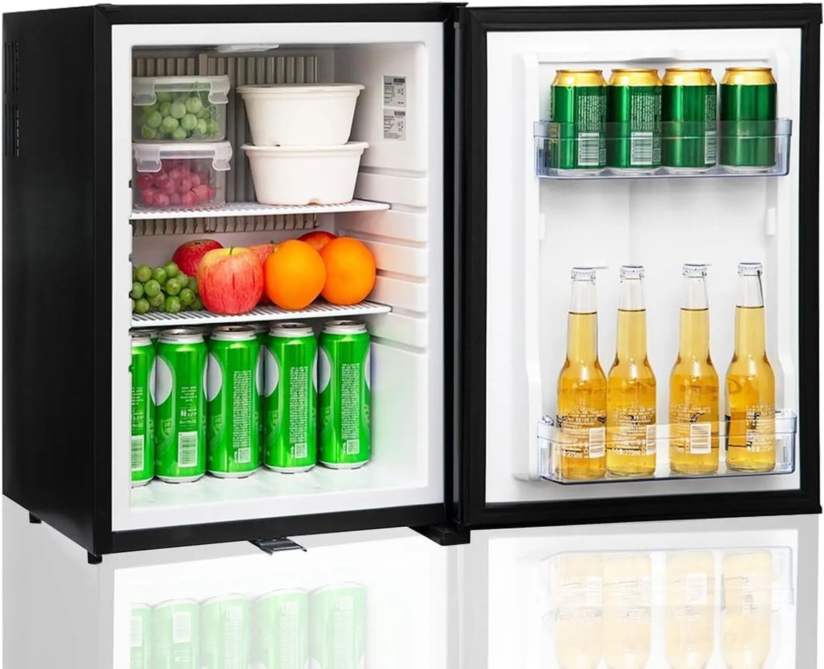 Kühlschrank 12 V 60L Schwarz für Haushalt und Alltag