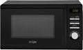 Mikrowelle 700 W 20 L 25,5 cm mit Timer Schwarz