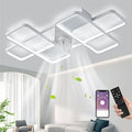 Ventilator 85W 90cm mit Fernbedienung Weiß