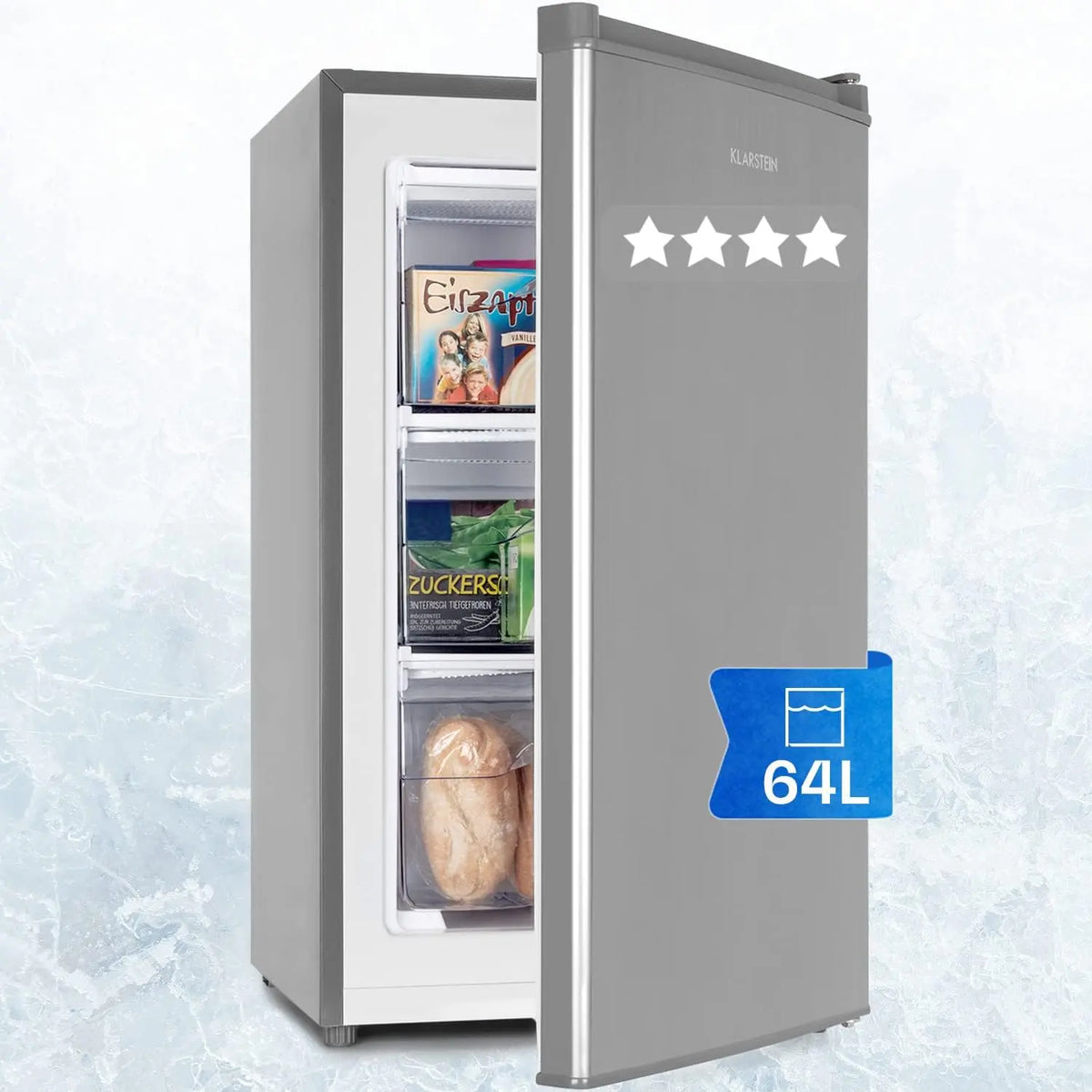 Gefrierschrank 64L für Haushalt und Alltag