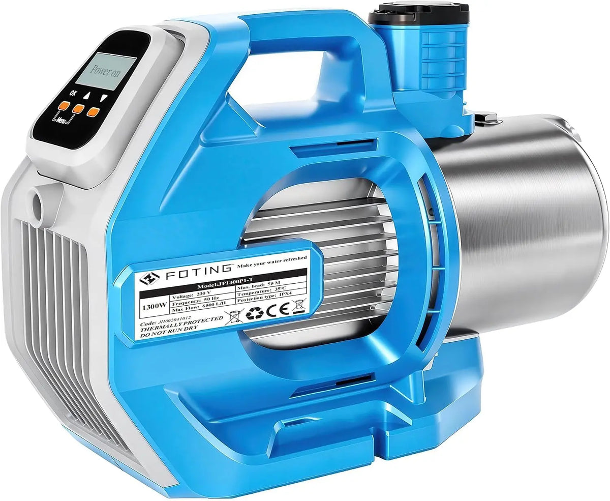 Fahrzeugzubehör 1300W 6.000 l 60 m mit Display und Timer Silber