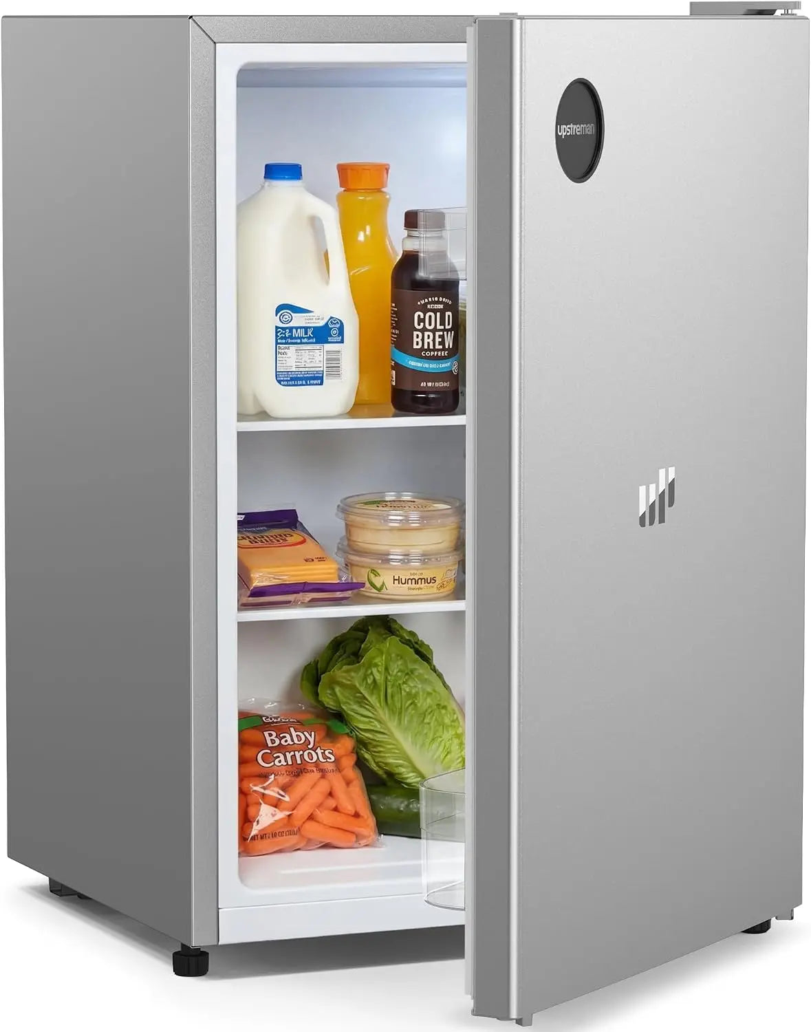 Kühlschrank CR71 71L Silber für Haushalt und Alltag
