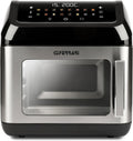 Heißluftfritteuse G10187 1700 W 13L mit Display und Edelstahl Schwarz