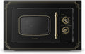 Mikrowelle 800 W 20 L mit Edelstahl Schwarz