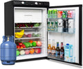 Kühlschrank 12 V 100L Schwarz für Haushalt und Alltag