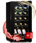 Kühlschrank 44 L Schwarz für Haushalt und Alltag